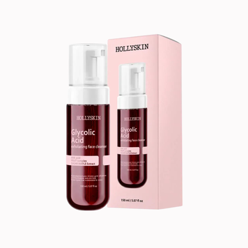 HOLLYSKIN Відлущувальна пінка для обличчя з екстрактом кленового сиропу GLYCOLIC ACID, 150 ml 1752224181719 фото
