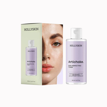 HOLLYSKIN Охолоджувальний тонер для обличчя для боротьби з набряками ARTICHOKE, 150 ml 1752223375395 фото