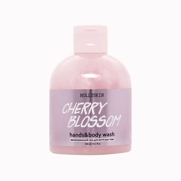 HOLLYSKIN Зволожувальний гель для миття рук і тіла CHERRY BLOSSOM, 300 ml 1752227115799 фото