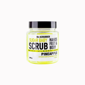 Mr.SCRUBBER Цукровий скраб для тіла SUGAR BABY PINEAPPLE, 300 g 1752215640612 фото