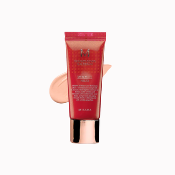 MISSHA ВВ-крем для обличчя W PERFECT COVER BB CREAM SPF 42 PA+++ BRIGHT BEIGE 13, 20 ml 1752304457516 фото